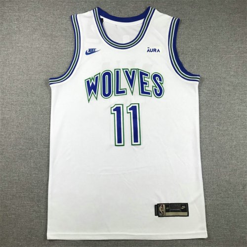 NBA 11 REID Timberwolves 2023-24 Classic Maillot blanc brodé